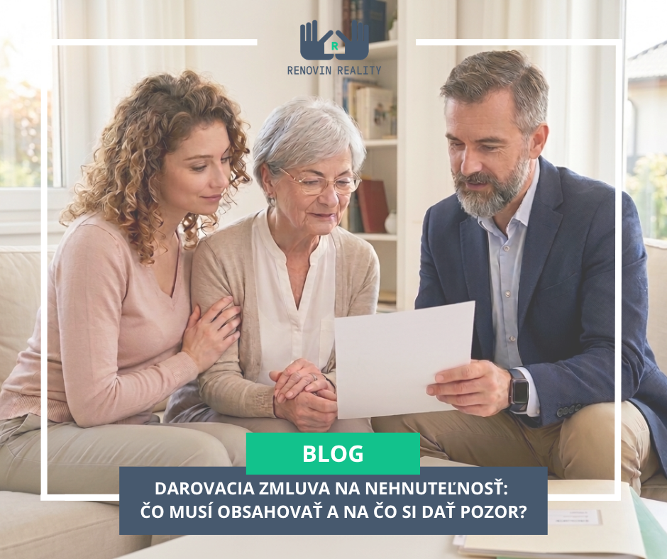 Darovacia zmluva na nehnuteľnosť: Čo musí obsahovať a na čo si dať pozor? Darovacia zmluva na nehnuteľnosť: Čo musí obsahovať a na čo si dať pozor?