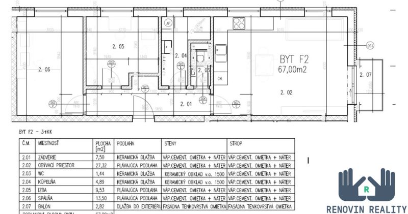 Novostavba: Zariadený 3-izbový byt v Kriváni, 2x parkovanieý, zariadený 3-izbový byt v Kriváni