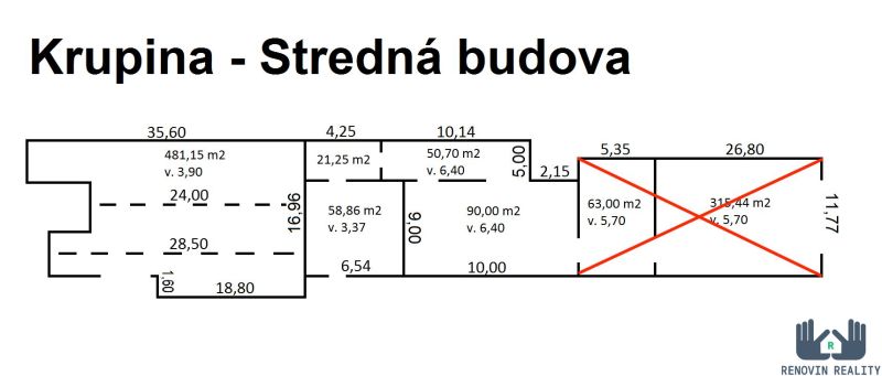 PRENÁJOM SKLADOVÝCH/VÝROBNÝCH HÁL – KRUPINA, PRIEMYSELNÁ ZÓNA